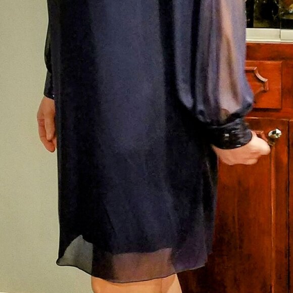 AGB Navy Blue Cocktail Dress - Picture 2 of 3